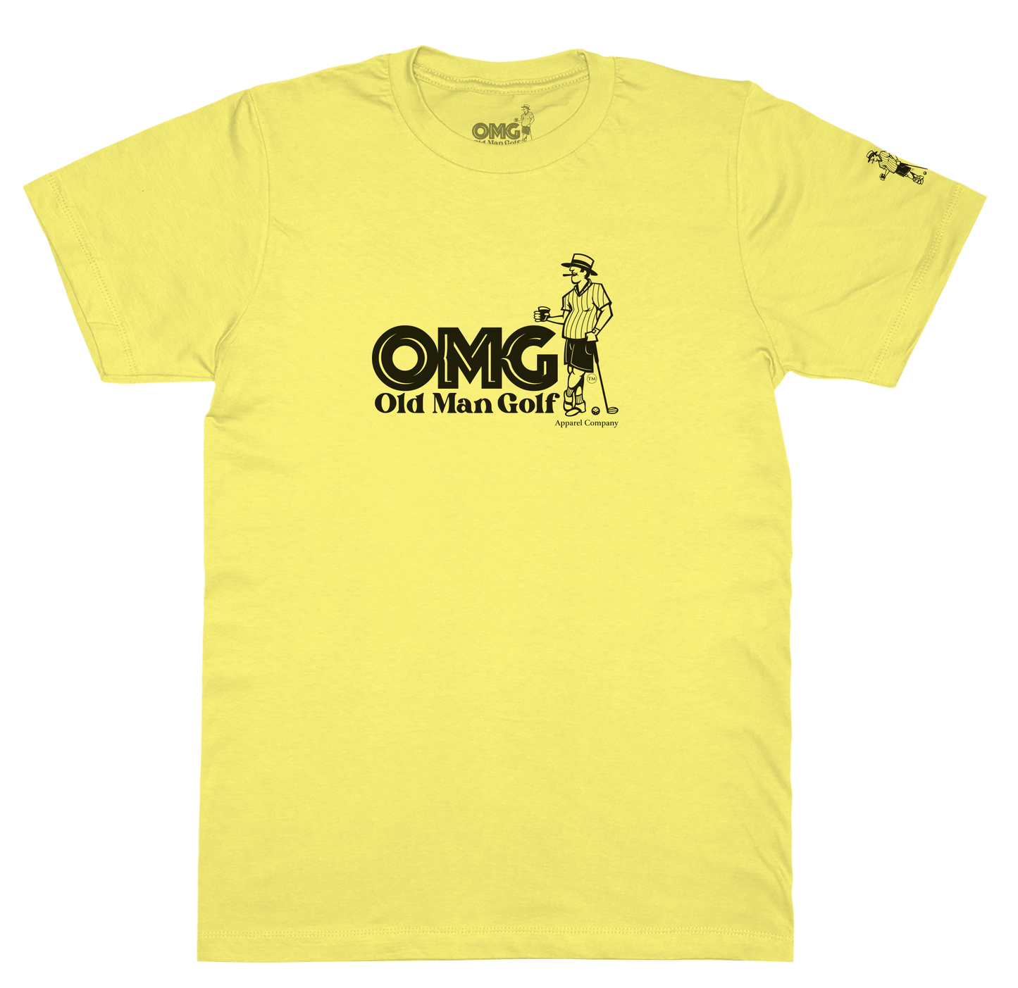 OMG Old Man Golf Play a round t-shirt