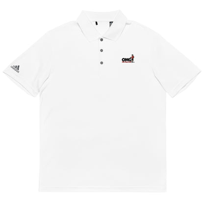 OMG Logo'd Adidas performance polo shirt