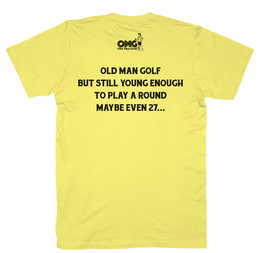 OMG Old Man Golf  Play a round t-shirt