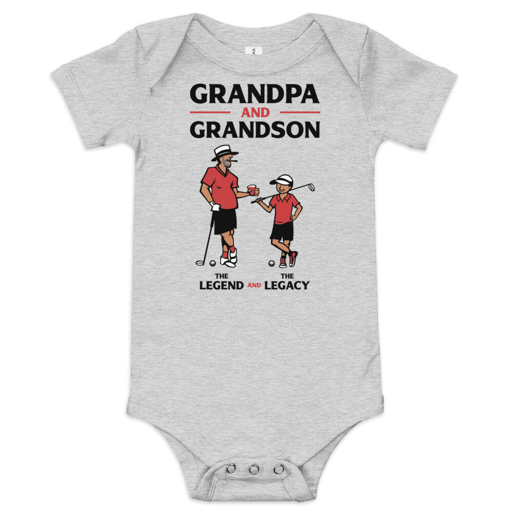 Grandson "Legacy" baby short sleeve one piece