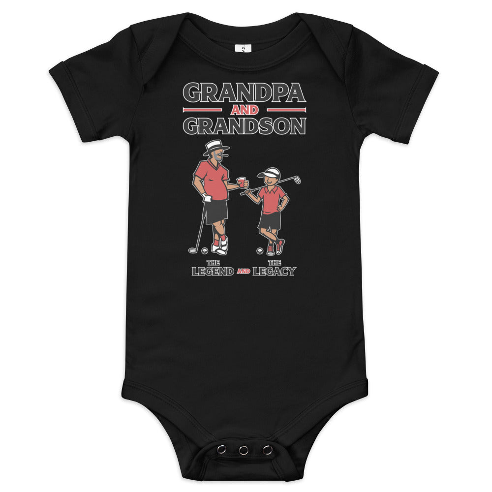 Grandson "Legacy" baby short sleeve one piece