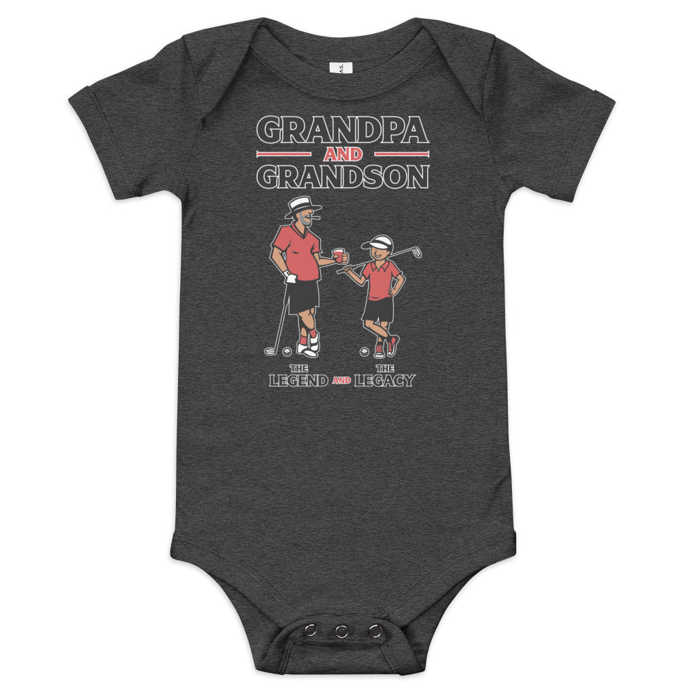 Grandson "Legacy" baby short sleeve one piece