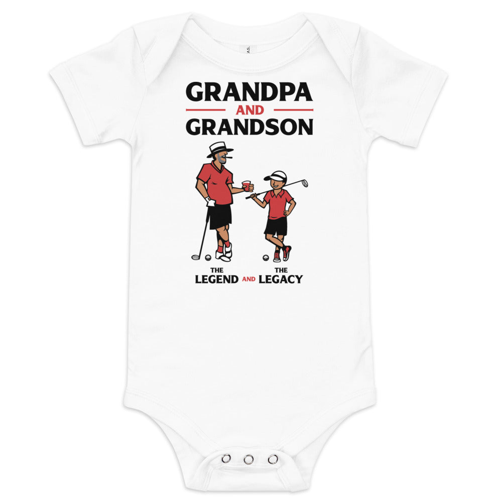 Grandson "Legacy" baby short sleeve one piece