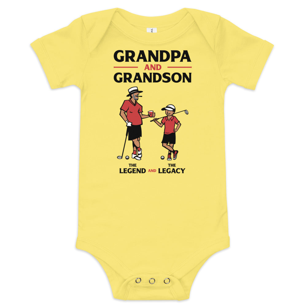 Grandson "Legacy" baby short sleeve one piece