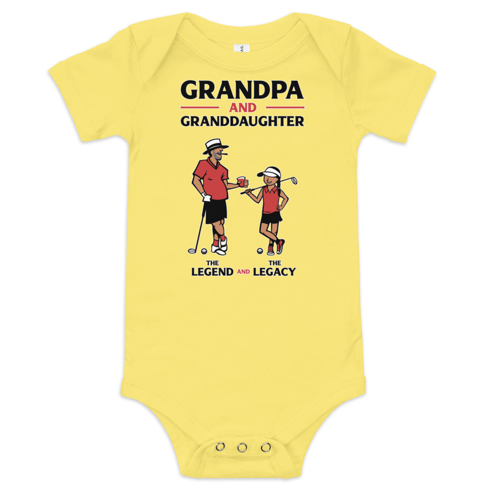 Granddaughter "Legacy" Baby short sleeve one piece