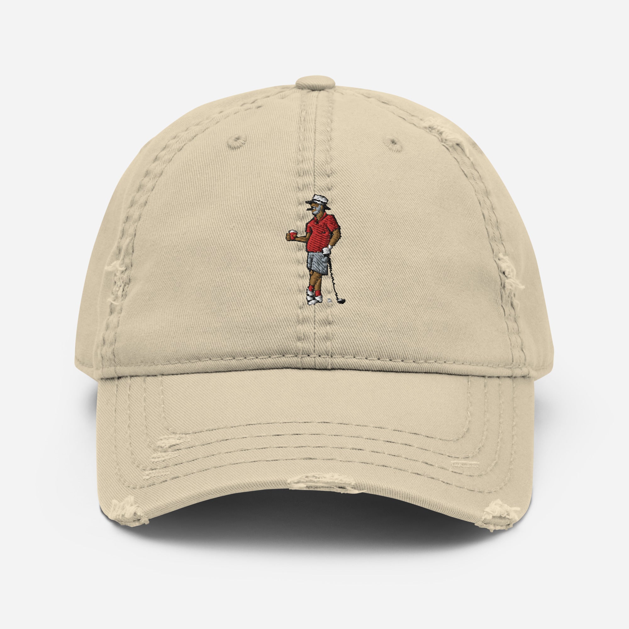 Distressed best sale polo hat